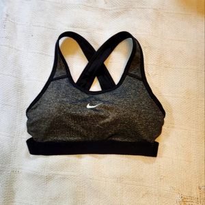 Nike shimmer dri fit sports bra